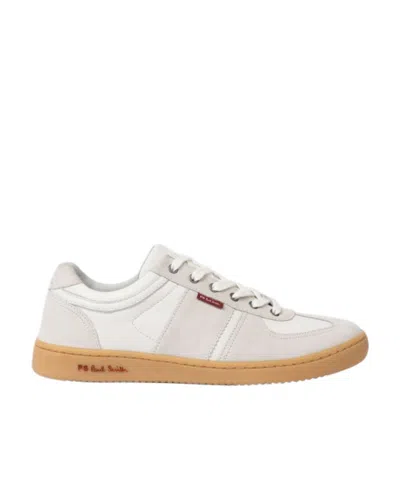 Paul Smith Lace-up Low-top Shoes In White