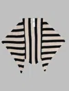 Paul Smith Striped Triangle Scarf In Multi