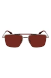 Paul Smith Eyewear In Gunmetal/red