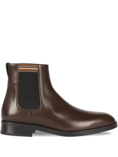 PAUL SMITH LANSING LEATHER CHELSEA BOOTS