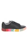 Paul Smith Women's Black Leather 'lapin' Swirl Sneakers