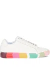 Paul Smith Lapin Stripe-detail Leather Sneakers In Multi