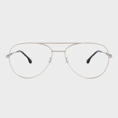 Paul Smith Large Matte Silver And Black Ink 'angus' Spectacles Multicolour