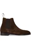 Paul Smith Brown Suede Lawson Chelsea Boots In Brown