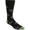 Paul Smith Lazlo Rabbit Cotton Blend Dress Socks In Black