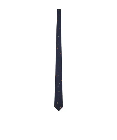 PAUL SMITH PAUL SMITH LEAF MOTIF TIE