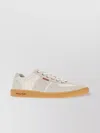 Paul Smith Leather And Suede Sneakers With Rubber Sole In White