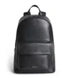 Paul Smith Leather Backpack In Black