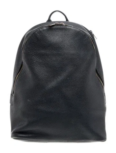 Pre-owned Paul Smith Leather Backpack In Grey