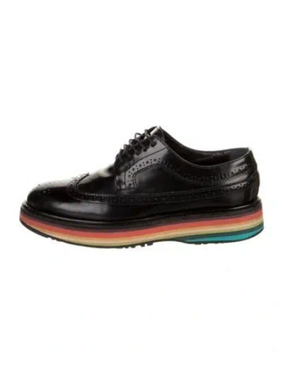 Pre-owned Paul Smith Leather Brogues In Black