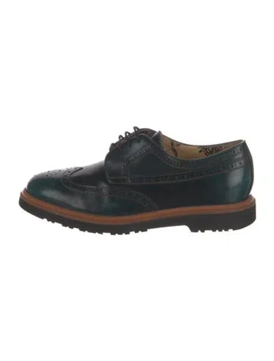 Pre-owned Paul Smith Leather Brogues In Green
