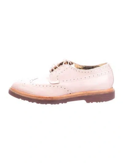 Pre-owned Paul Smith Leather Brogues In Pink