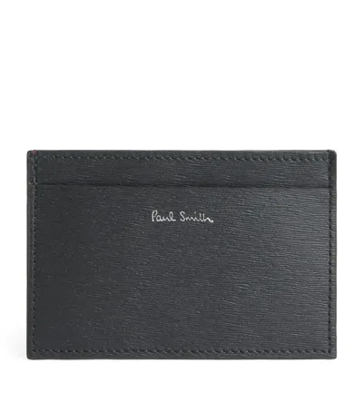 Paul Smith Leather Card Holder In Black