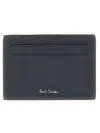 Paul Smith Men Leather Card Holder In Blue