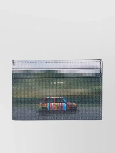 Paul Smith Leather Card Holder Car Print