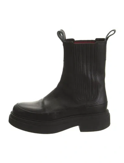 Pre-owned Paul Smith Leather Chelsea Boots In Black