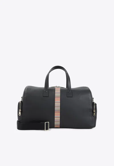 Paul Smith Leather Day Duffle Bag In Black