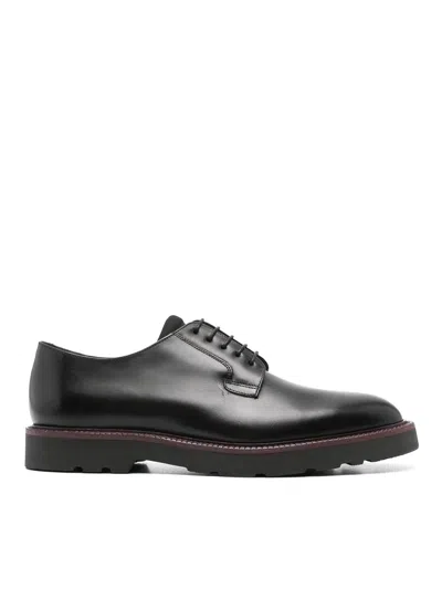 PAUL SMITH LEATHER DERBY SHOES