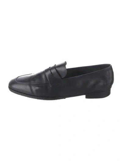 Pre-owned Paul Smith Leather Dress Loafers In Blue
