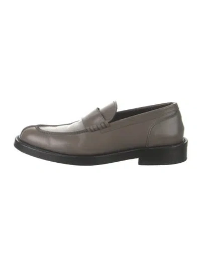 Pre-owned Paul Smith Leather Dress Loafers In Brown