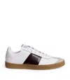Paul Smith White Leather 'foley' Trainers In White