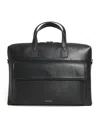 Paul Smith Leather Folio Bag In Black