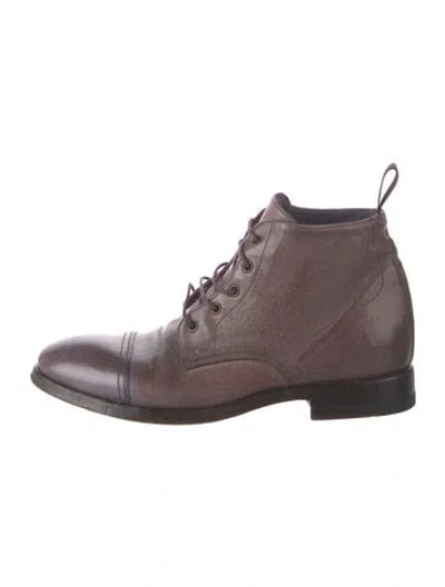 Pre-owned Paul Smith Leather Lace-up Boots In Brown