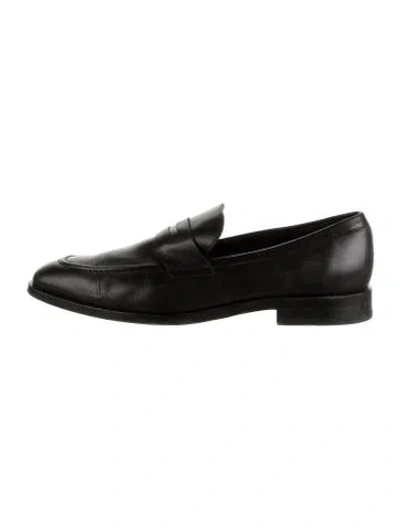 Pre-owned Paul Smith Leather Loafers In Black