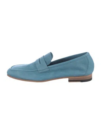 Pre-owned Paul Smith Leather Loafers In Blue