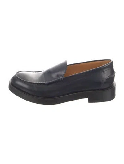 Pre-owned Paul Smith Leather Loafers In Blue