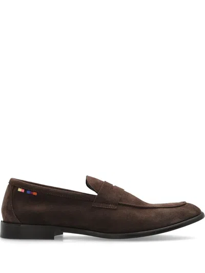Paul Smith Leather Loafers In Brown