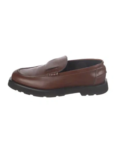 Pre-owned Paul Smith Leather Loafers In Brown