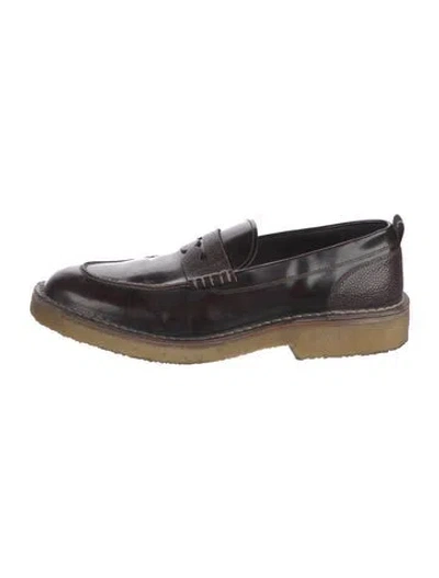 Pre-owned Paul Smith Leather Loafers In Brown