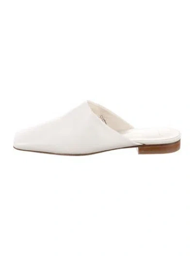 Pre-owned Paul Smith Leather Mules In White