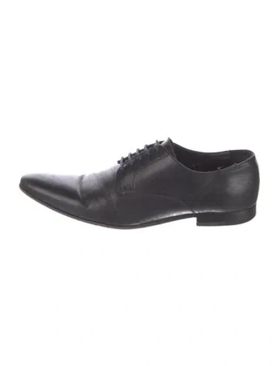 Pre-owned Paul Smith Leather Oxfords In Black