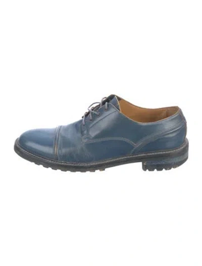 Pre-owned Paul Smith Leather Oxfords In Blue