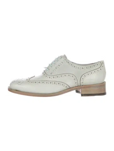 Pre-owned Paul Smith Leather Oxfords In White