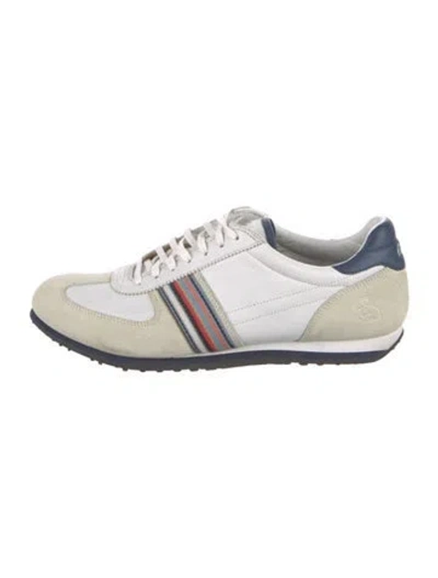 Pre-owned Paul Smith Leather Printed Sneakers In Multi