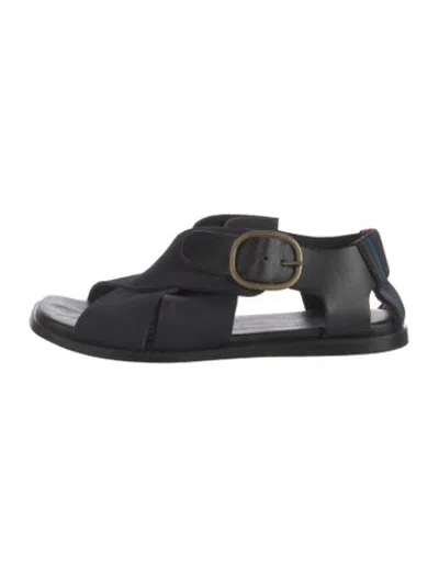 Pre-owned Paul Smith Leather Sandals In Black