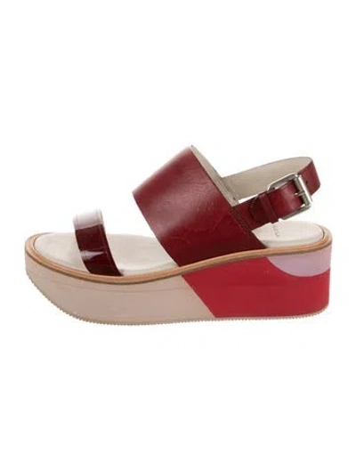Pre-owned Paul Smith Leather Sandals In Red