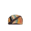 Paul Smith Swirl Leather Crossbody Bag In Multi