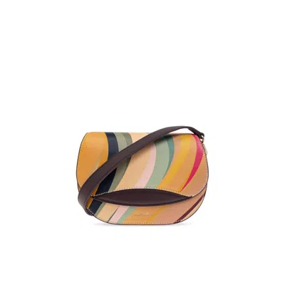 PAUL SMITH PAUL SMITH LEATHER SHOULDER BAG