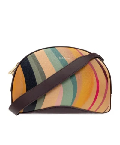 Paul Smith Leather Shoulder Bag In Black
