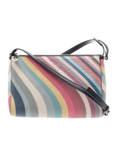 Pre-owned Paul Smith Leather Shoulder Bag In Blue
