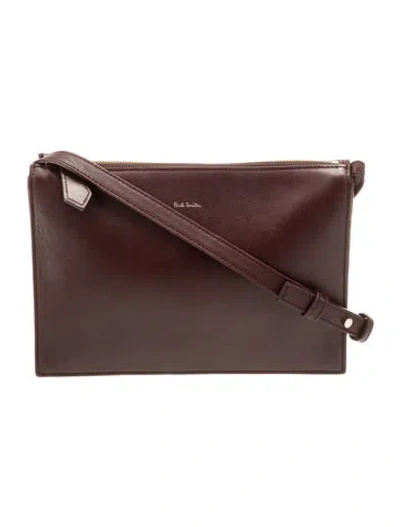 Pre-owned Paul Smith Leather Shoulder Bag In Brown