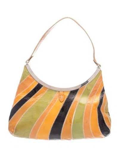 Pre-owned Paul Smith Leather Shoulder Bag In Neutrals