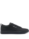 Paul Smith Navy Blue Leather Sneakers