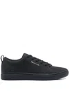 Paul Smith Navy Blue Leather Sneakers In Blue