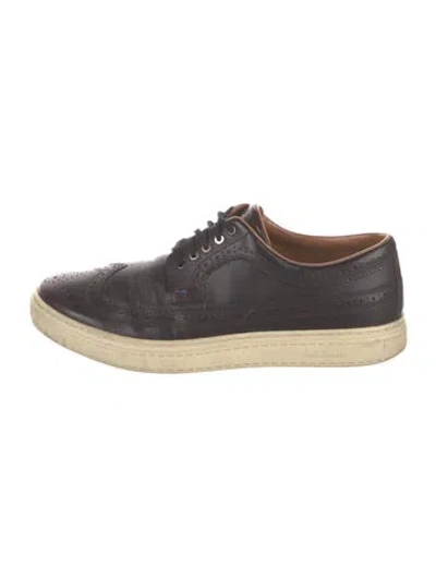 Pre-owned Paul Smith Leather Sneakers In Brown