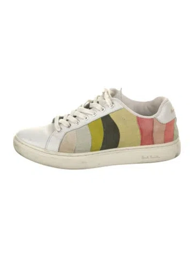 Pre-owned Paul Smith Leather Sneakers In White